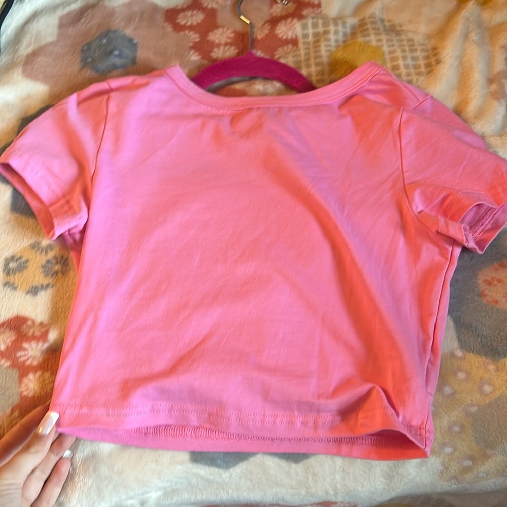 Pink crop